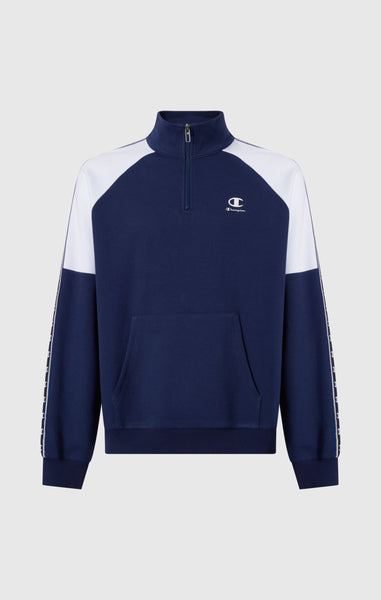 Men’s Interlock Half Zip Tape Logo Sweatshirt