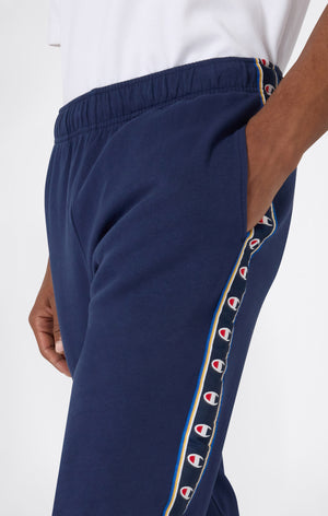 Men’s Interlock Tape Logo Rib Cuff Pants