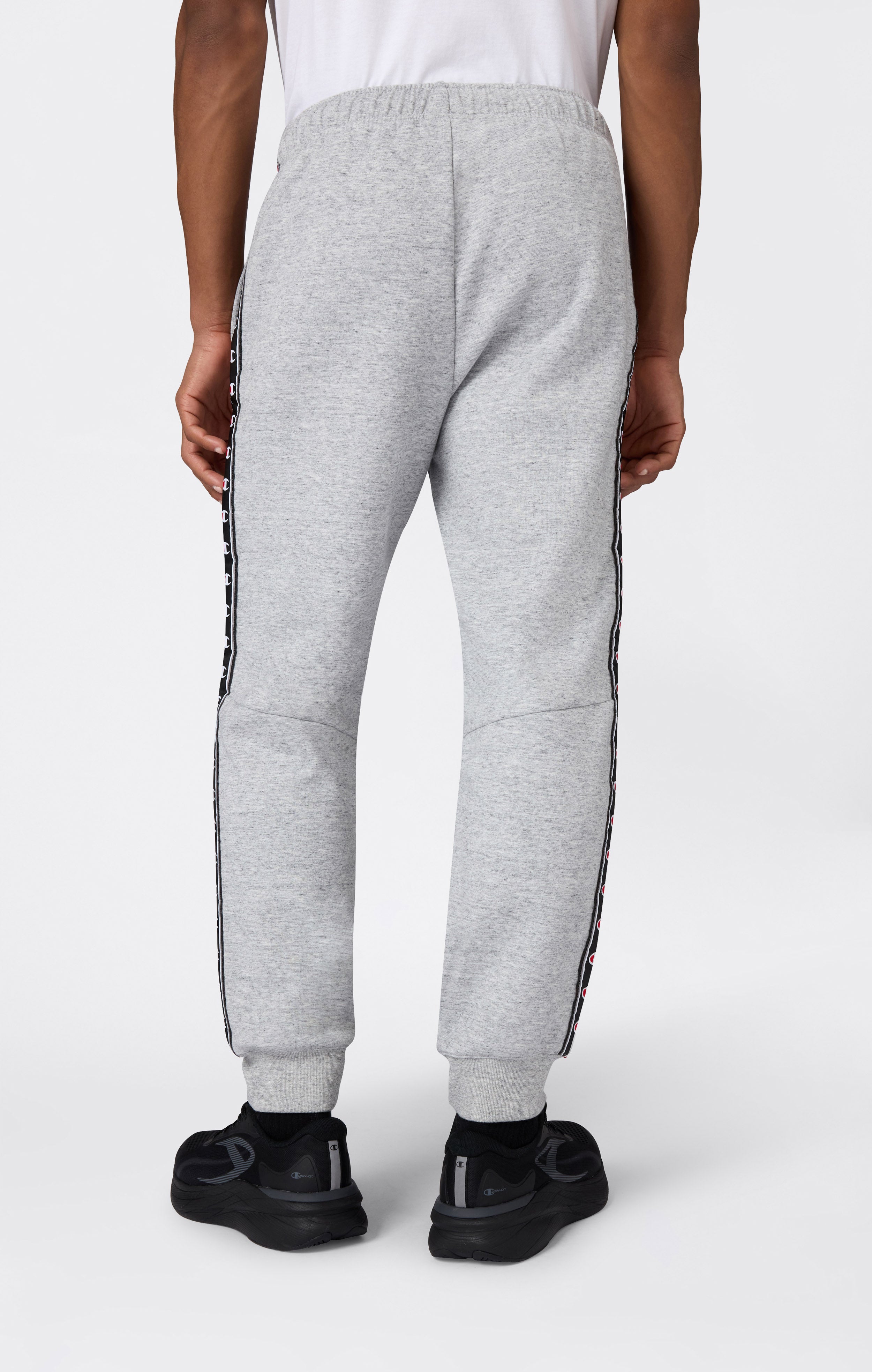Men’s Interlock Tape Logo Rib Cuff Pants