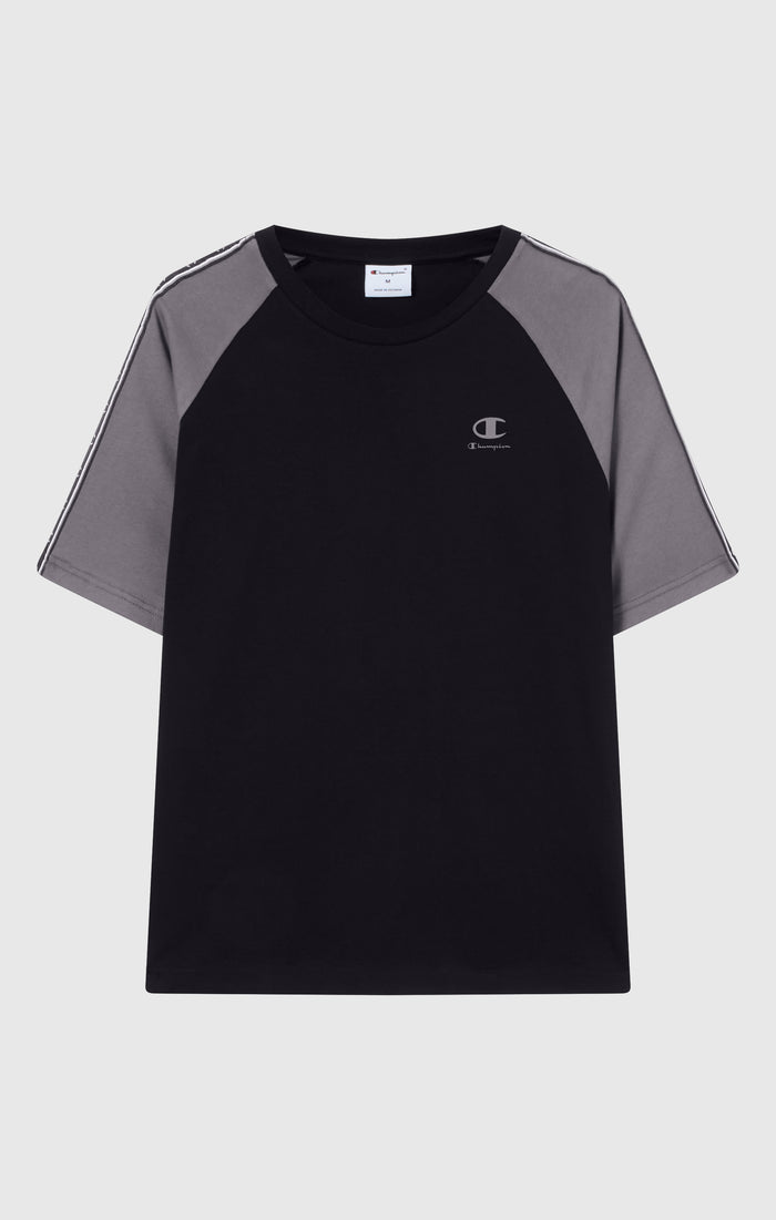 T-shirt avec Manches Raglan et Tape Logo pour Homme