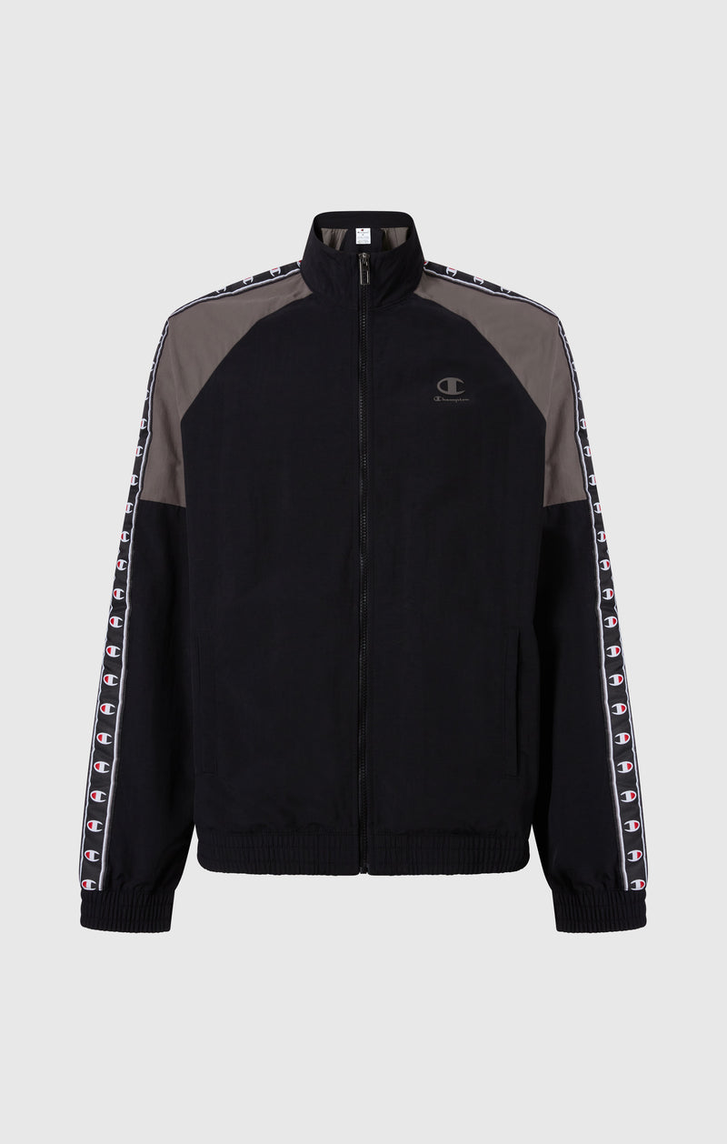 Track Top avec Zip Intégrale et Tape Logo pour Homme