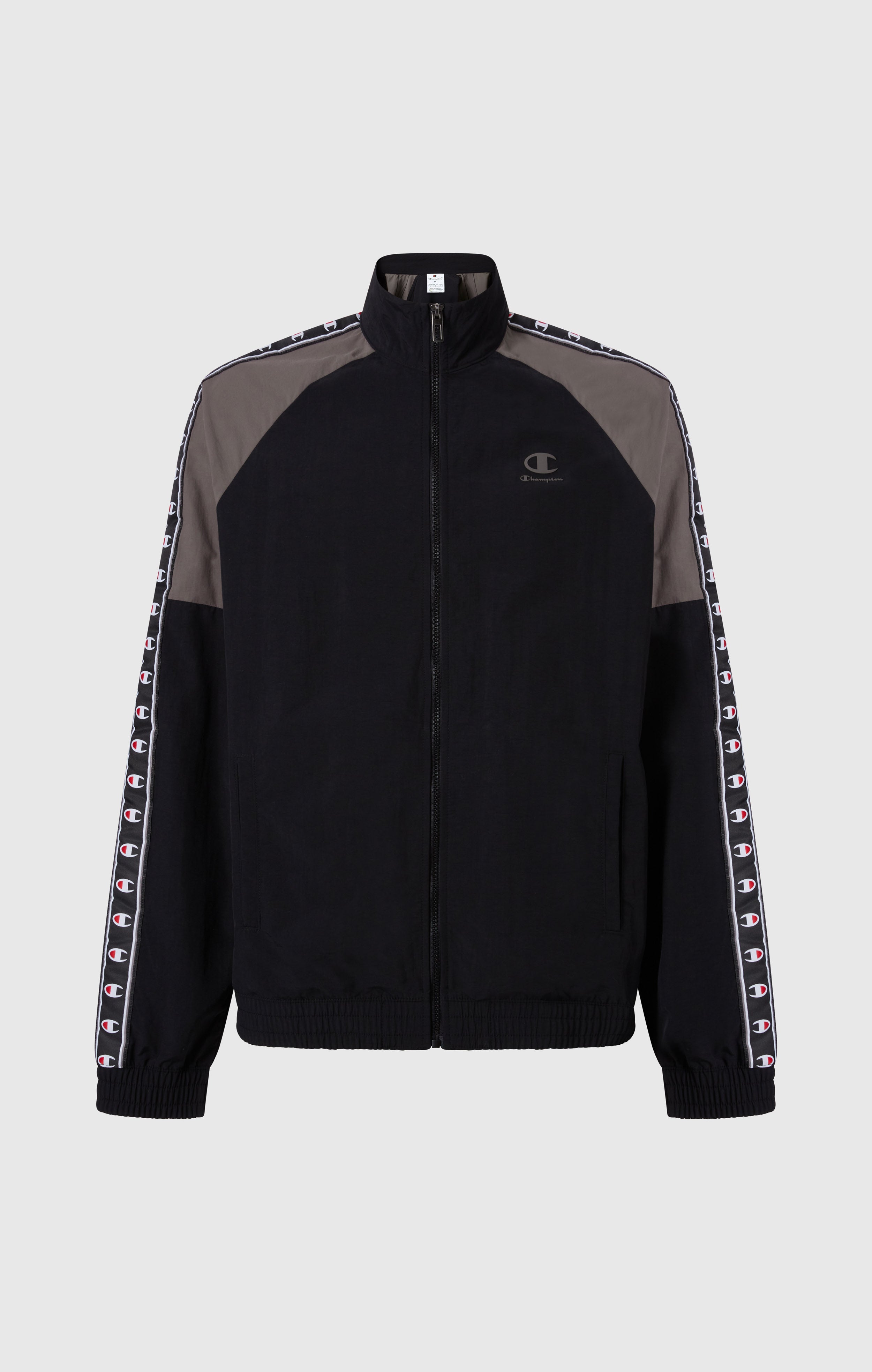Track Top avec Zip Intégrale et Tape Logo pour Homme