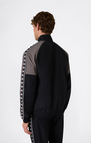 Track Top avec Zip Intégrale et Tape Logo pour Homme