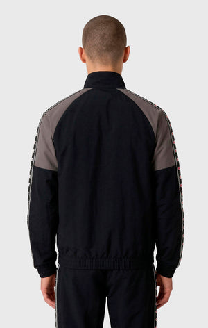 Men’s Track Top with Full Zip and Tape Logo