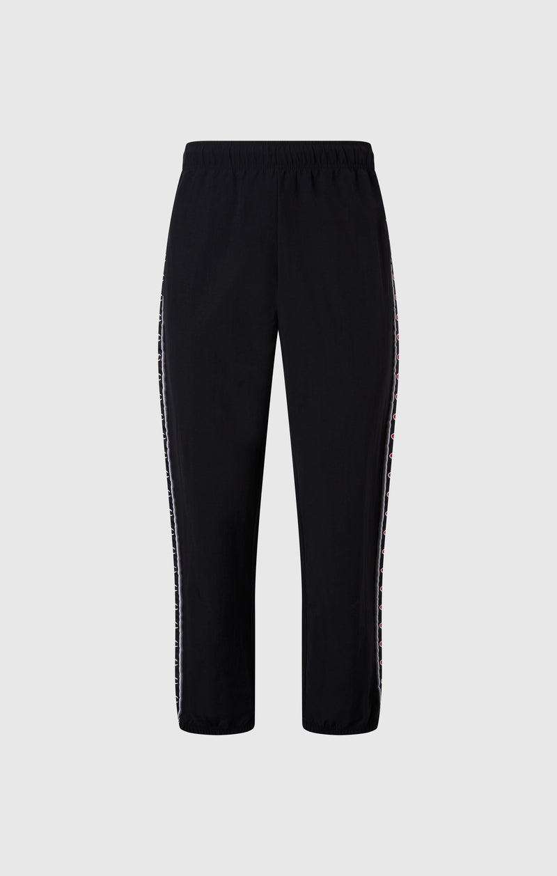 Pantalon Track avec Bas Élastiqué et Tape Logo pour Homme