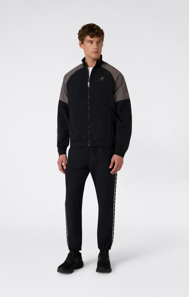 Pantalon Track avec Bas Élastiqué et Tape Logo pour Homme