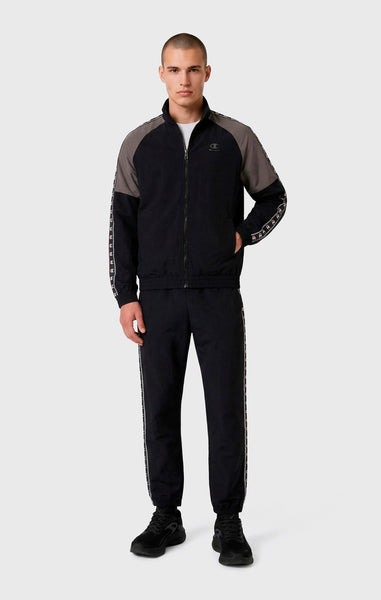 Pantalon Track avec Bas Élastiqué et Tape Logo pour Homme