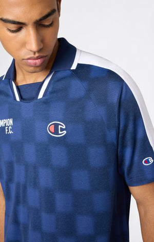 Herren Polo im Fußball-inspirierten Design