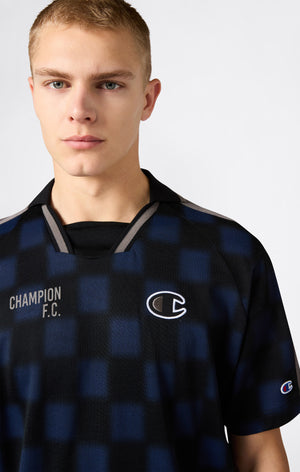 Herren Polo im Fußball-inspirierten Design