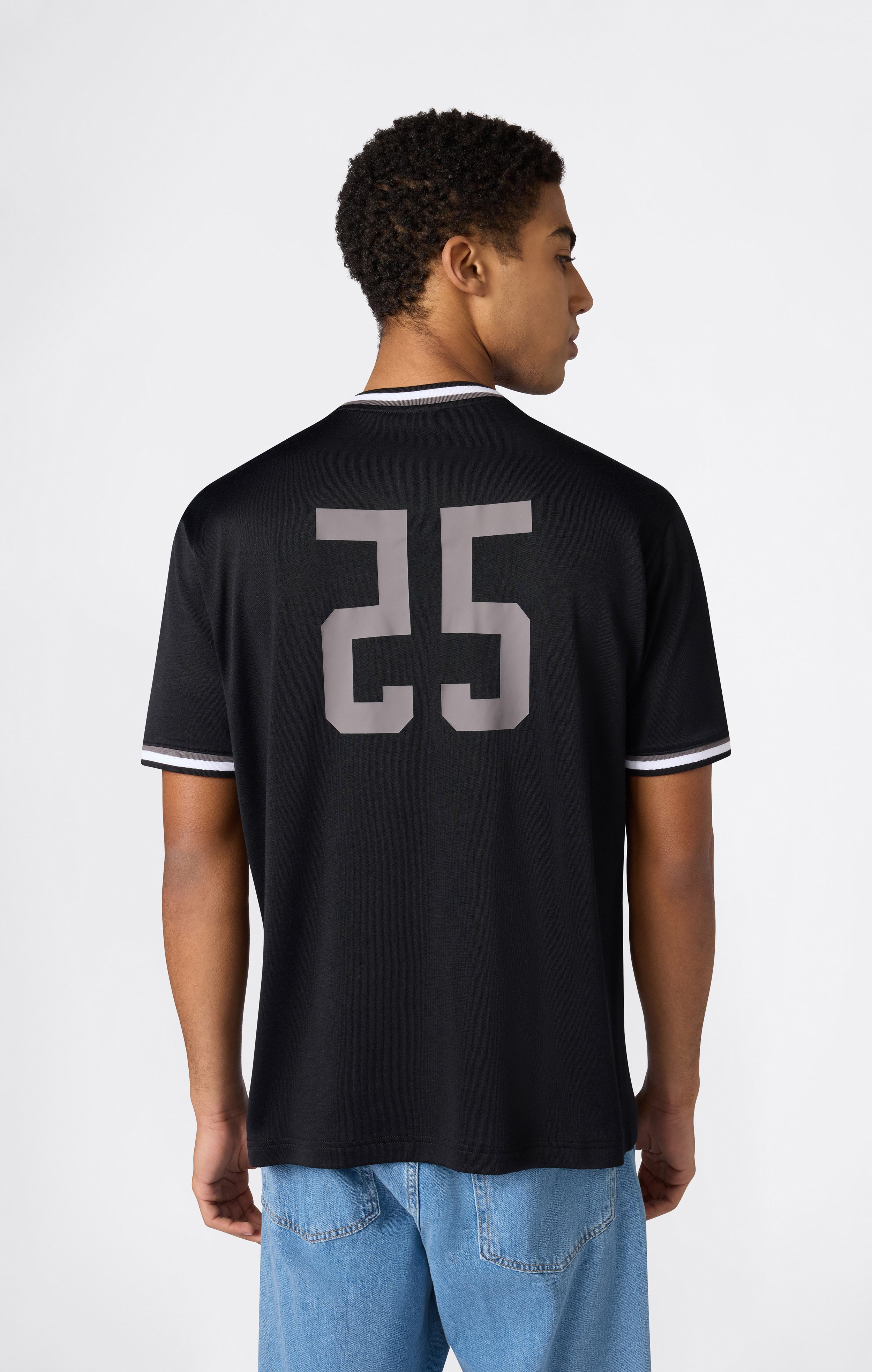 Men's Football-Inspired T-Shirt Black sport heritage | Champion