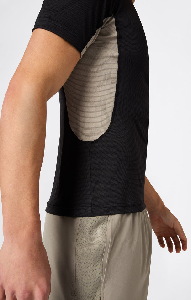 T-shirt Sport Quick Dry en Mesh Athletic Fit Pour Homme