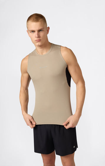 Canotta Sportiva Quick Dry in Mesh Athletic Fit Da Uomo