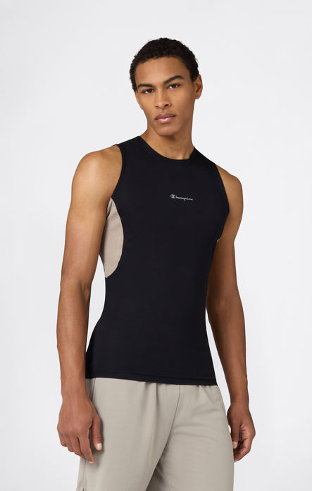 Canotta Sportiva Quick Dry in Mesh Athletic Fit Da Uomo
