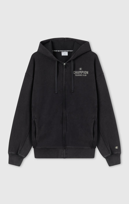 Herren Kapuzen-Sweatshirt mit Reißverschluss und Boxsport-Inspiration