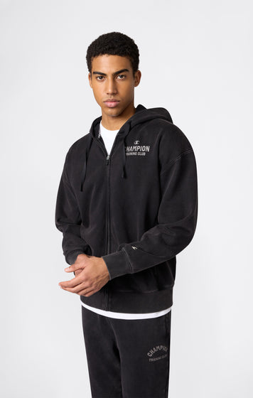 Sweat à Capuche Zippé d’Inspiration Boxe pour Homme
