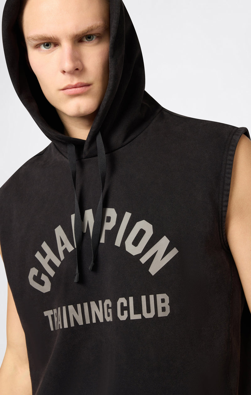 Ärmelloser Kapuzenpullover für Herren im Boxstil