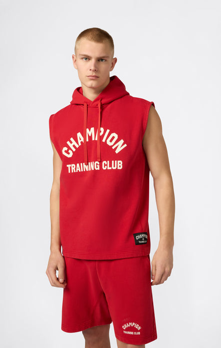 Sudadera con capucha sin mangas para hombre inspirada en el boxeo