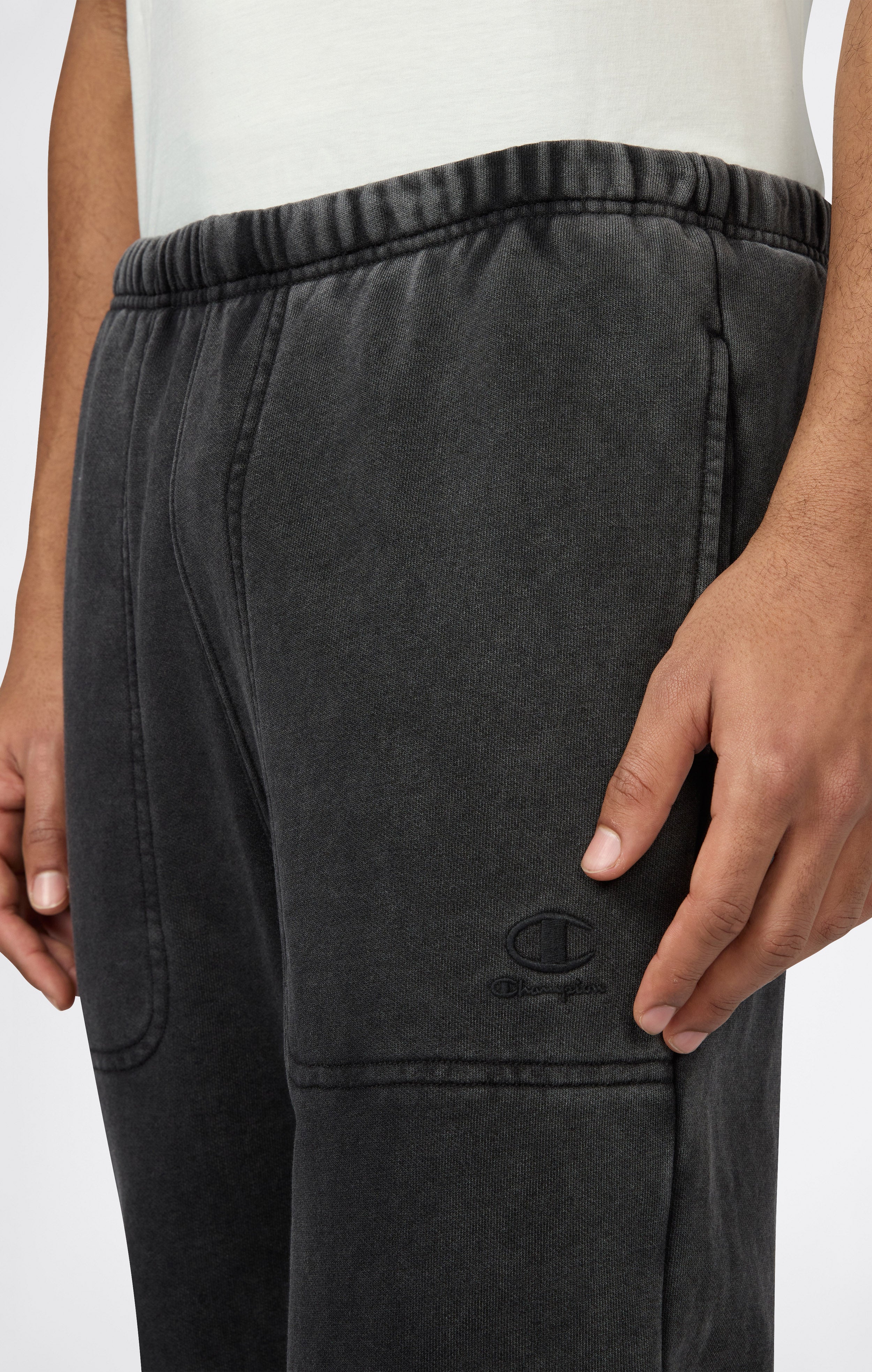 Herren Hose mit elastischem Bund und Washed-Effekt Icons