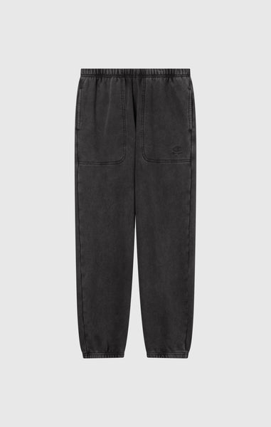 Pantalon à taille élastiquée pour homme avec effet délavé Icons