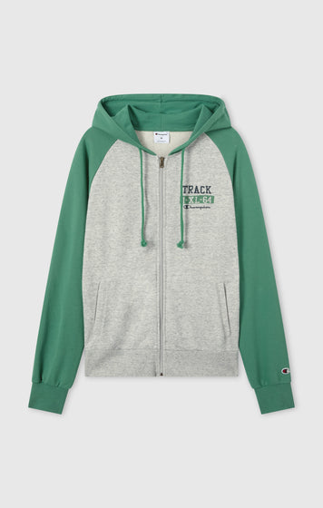 Sudadera con Capucha y Cremallera Completa Relax Fit para Hombre