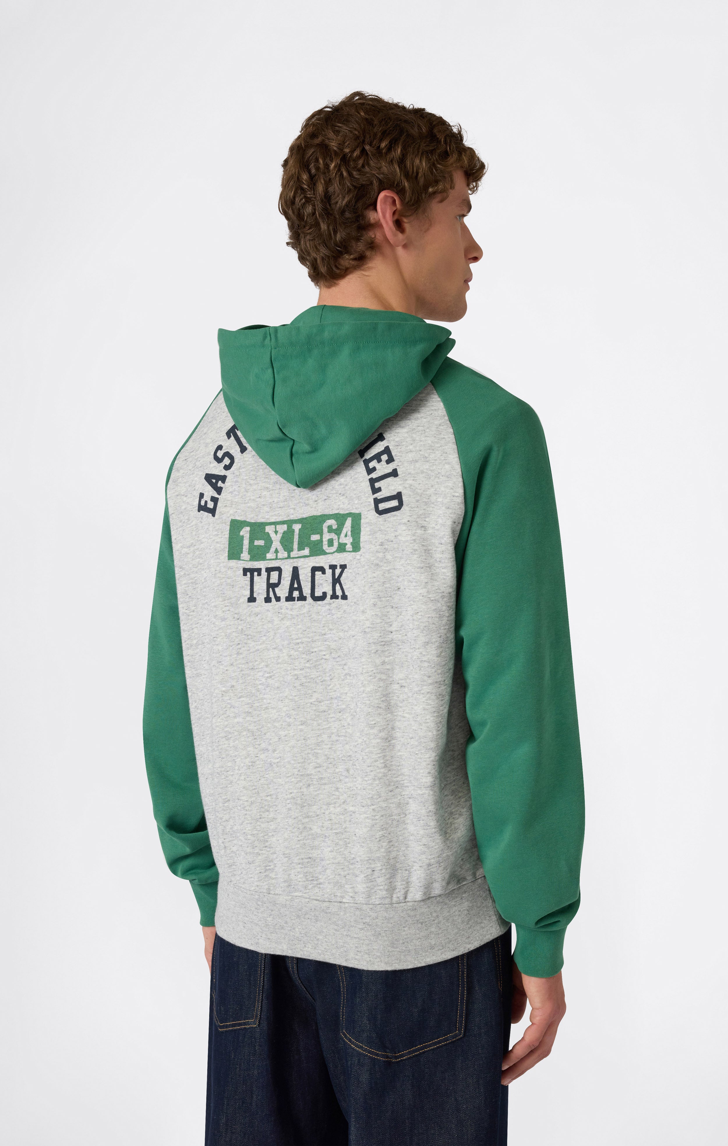 Men’s Relax Fit Full Zip Hooded Sweatshirt