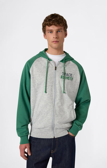 Men’s Relax Fit Full Zip Hooded Sweatshirt
