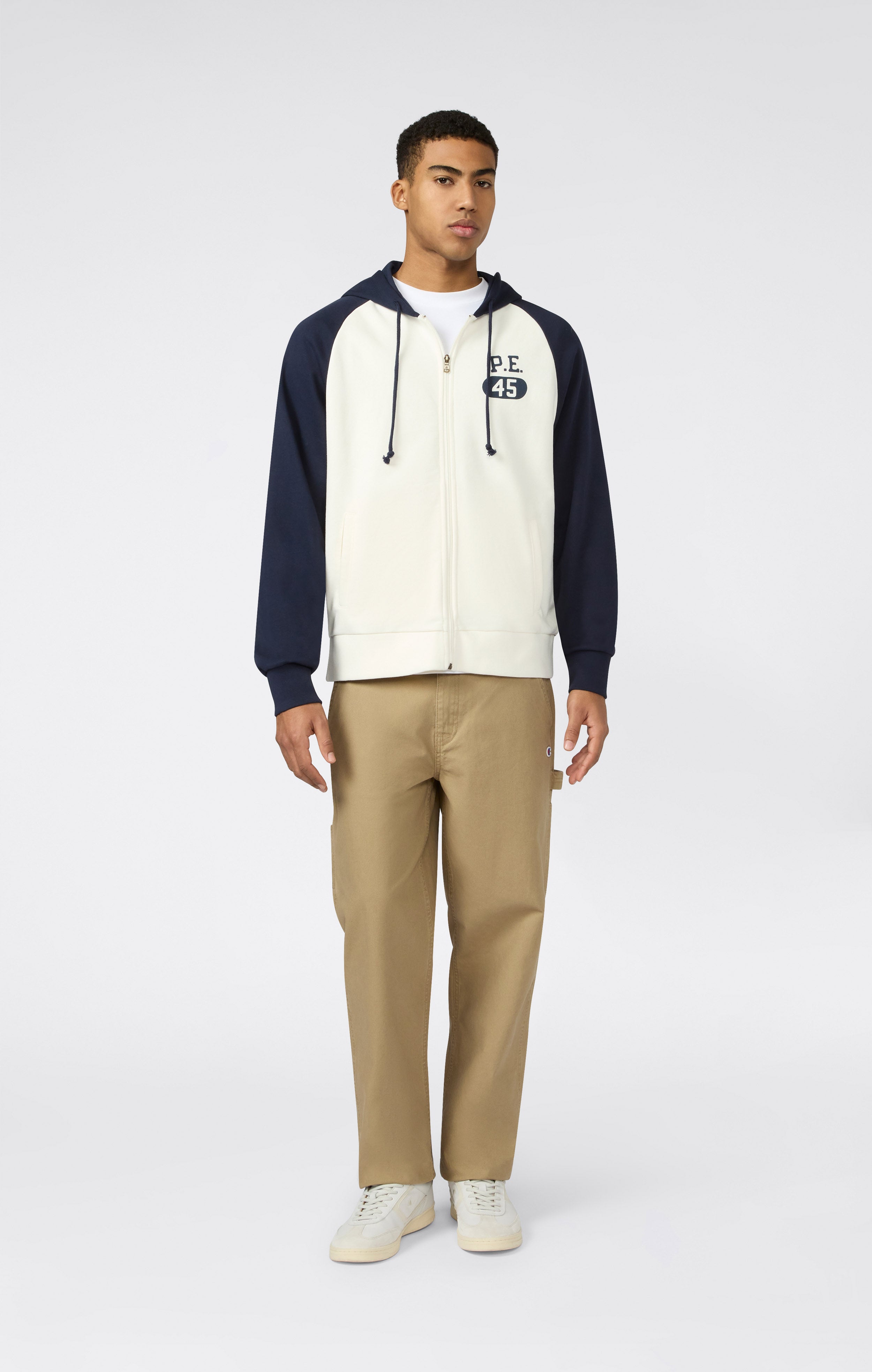 Herren Kapuzenjacke mit Reißverschluss Relax Fit