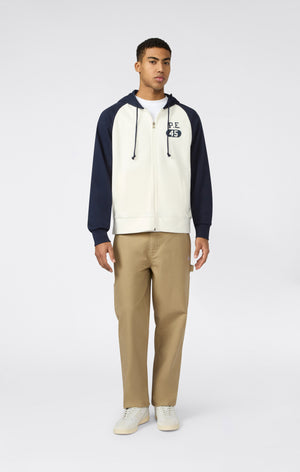 Herren Kapuzenjacke mit Reißverschluss Relax Fit