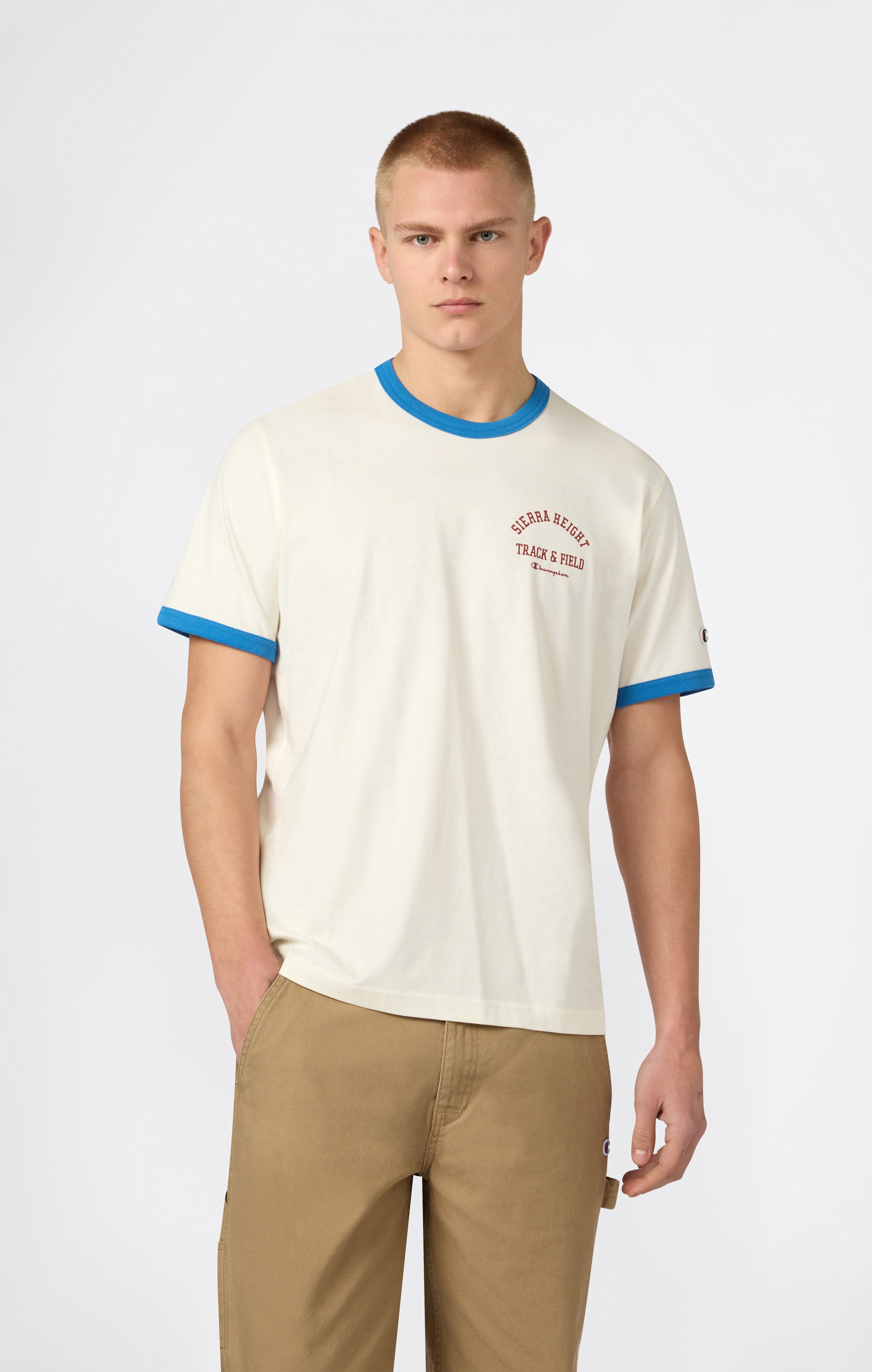 T-shirt Ringer avec Graphique pour Homme