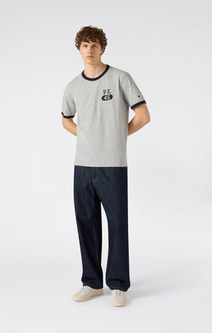 T-shirt Ringer con Grafica da Uomo