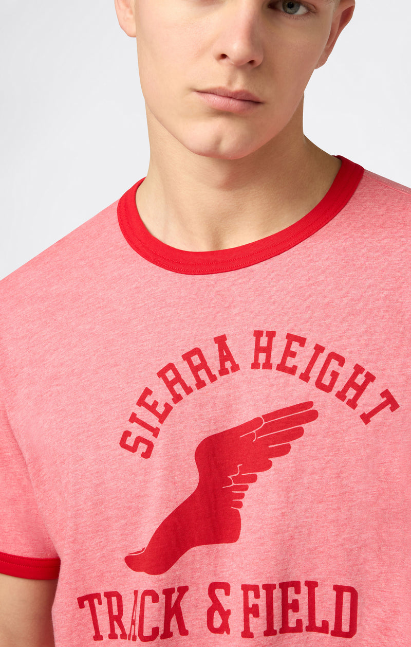 Herren Ringer T-Shirt mit Grafik