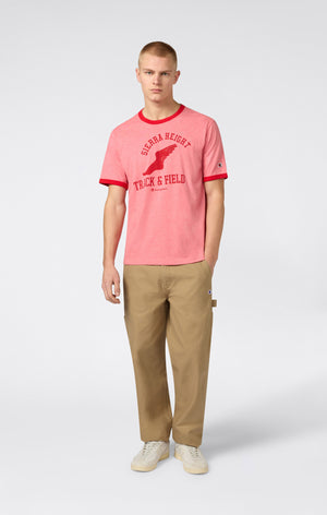 Herren Ringer T-Shirt mit Grafik