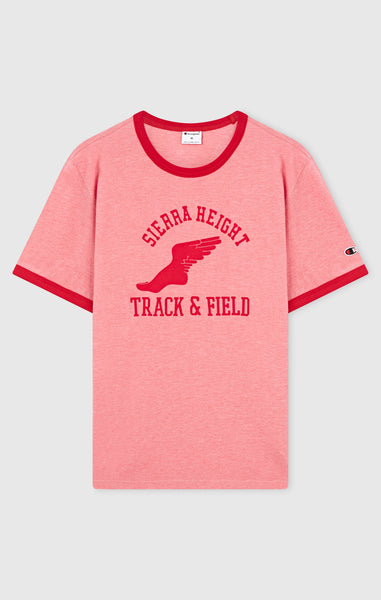 T-shirt Ringer con Grafica da Uomo