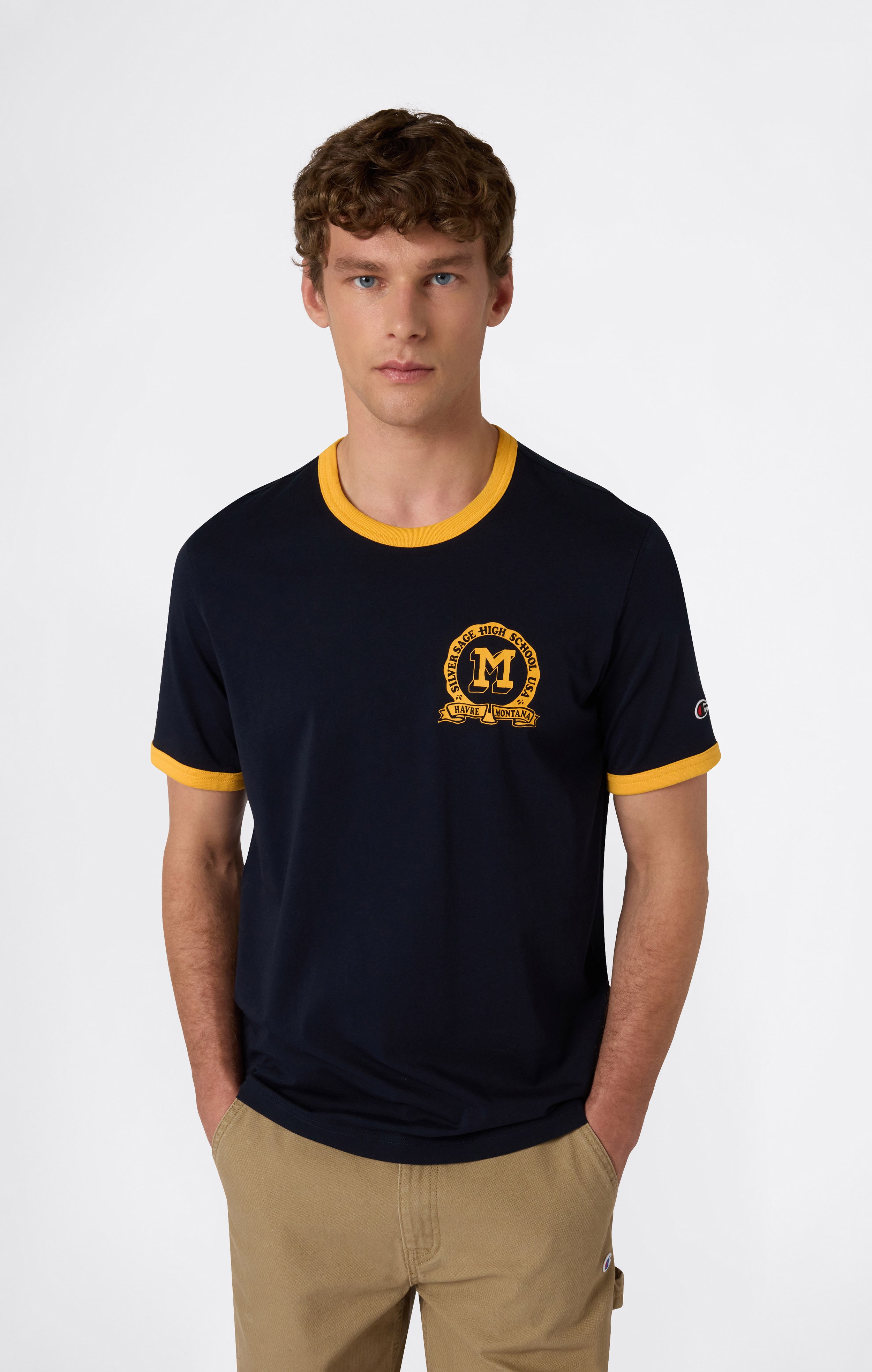Camiseta Ringer con Gráfica para Hombre