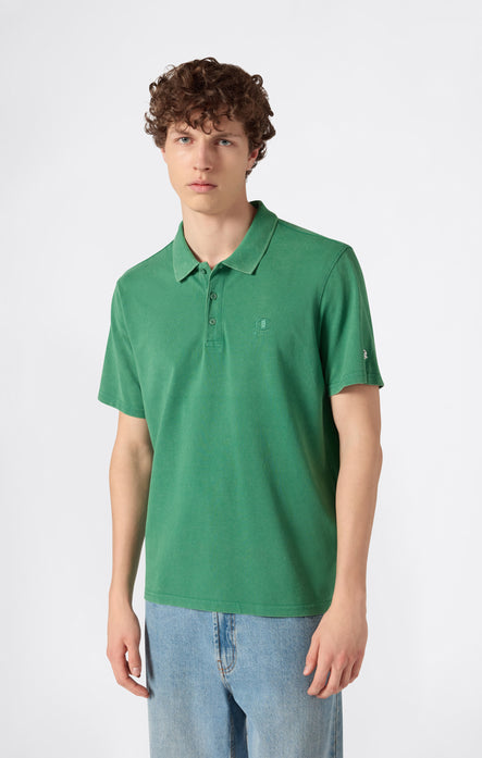 Men’s Washed Effect Polo Icons