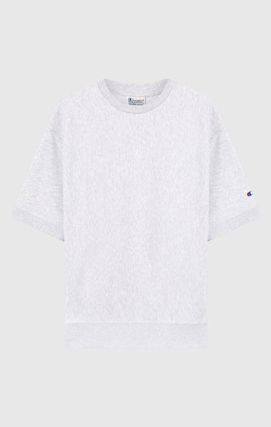 Men’s Lightweight Short Sleeve Reverse Weave Crewneck Sweatshirt