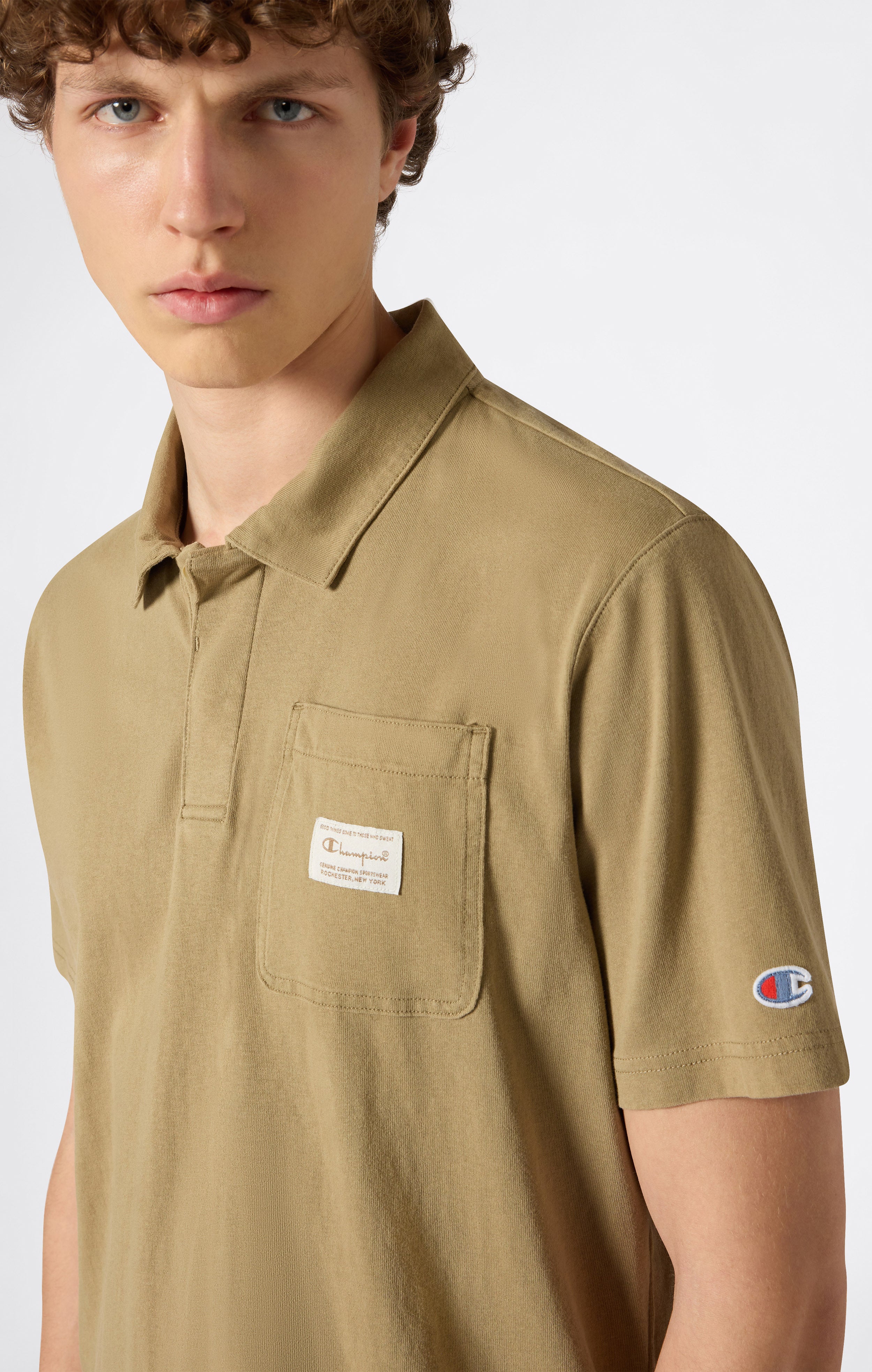 Men’s Polo with Chest Pocket