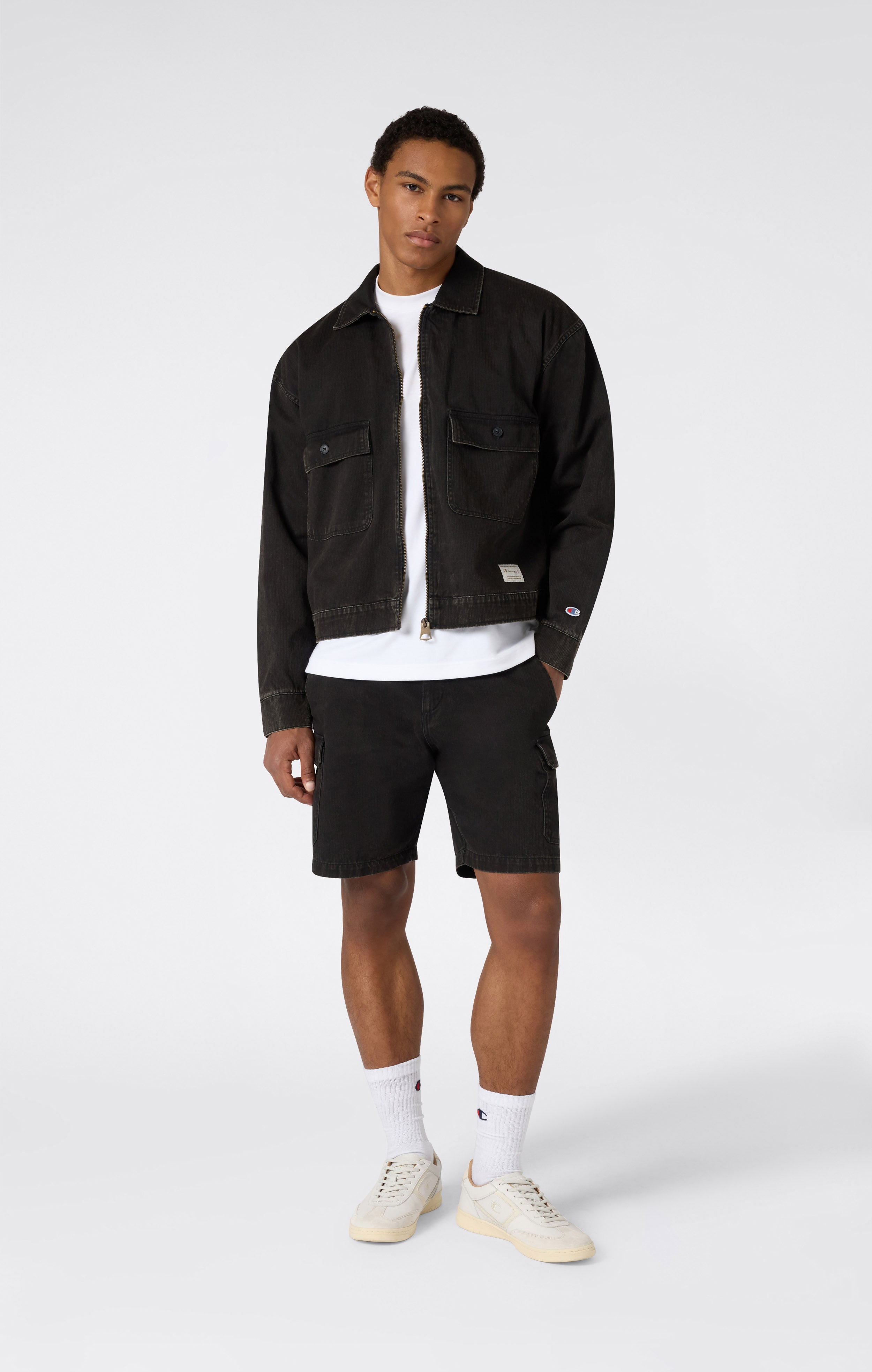 Jacke aus Baumwollgewebe für Herren