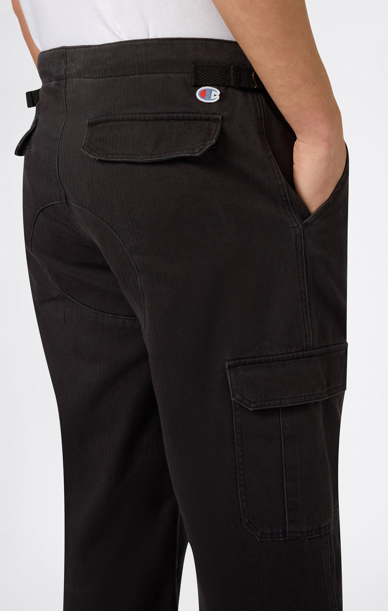 Pantalon cargo woven à jambe droite pour homme