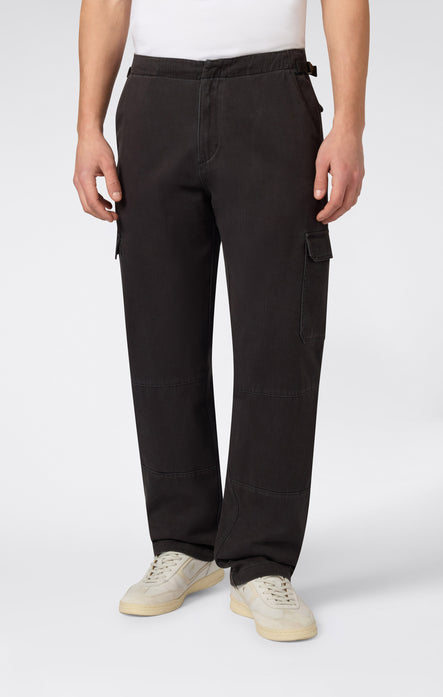 Men’s Woven Cargo Straight Hem Pants