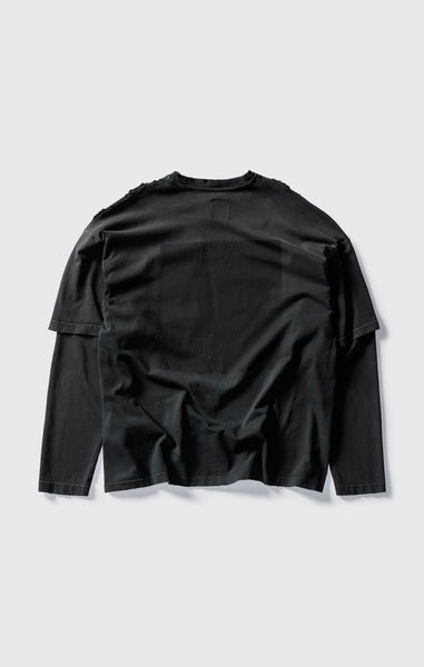 T-Shirt Unisex a Maniche Lunghe con Tasca Frontale Nowhere University