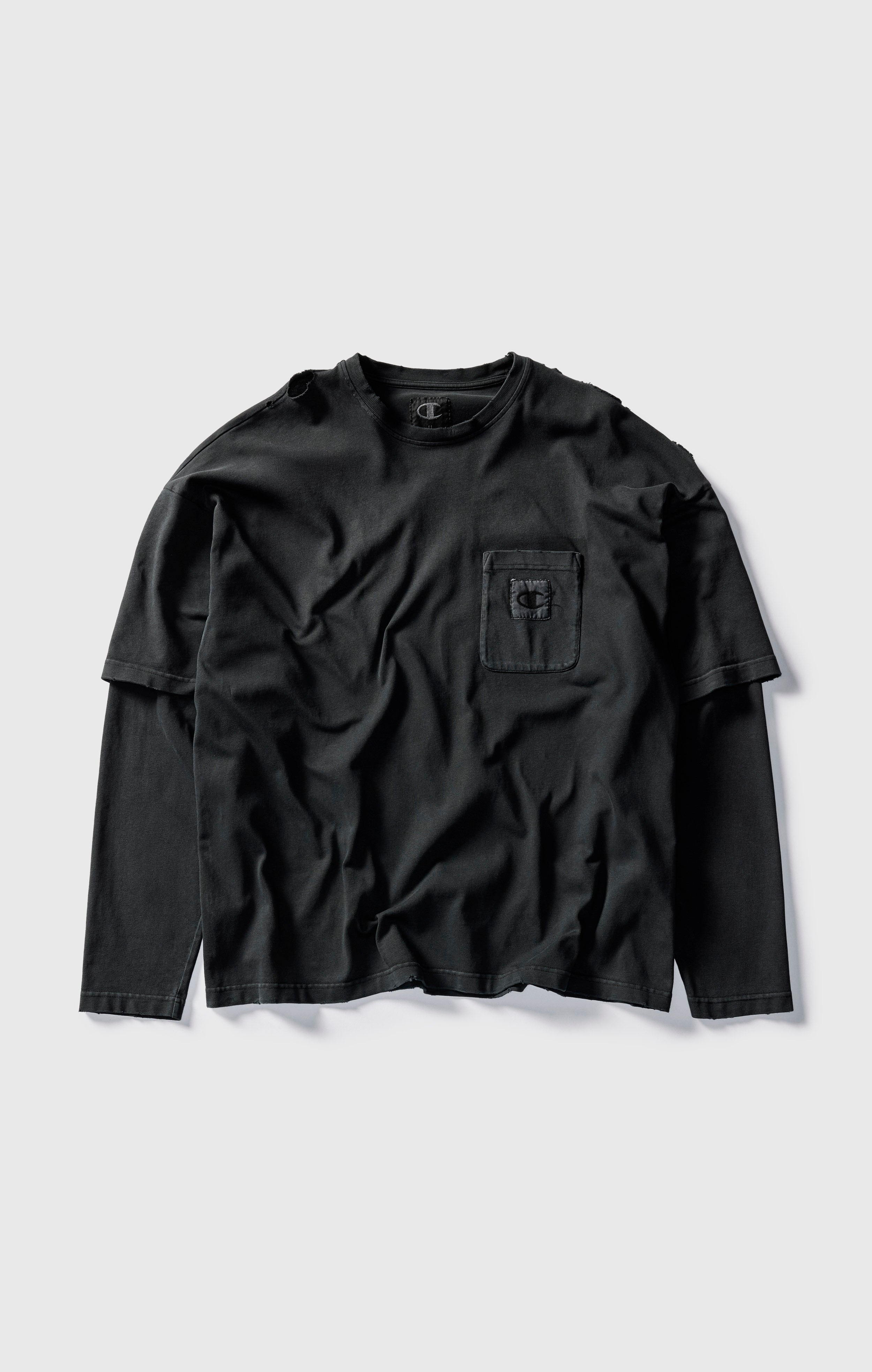 T-Shirt Unisex a Maniche Lunghe con Tasca Frontale Nowhere University