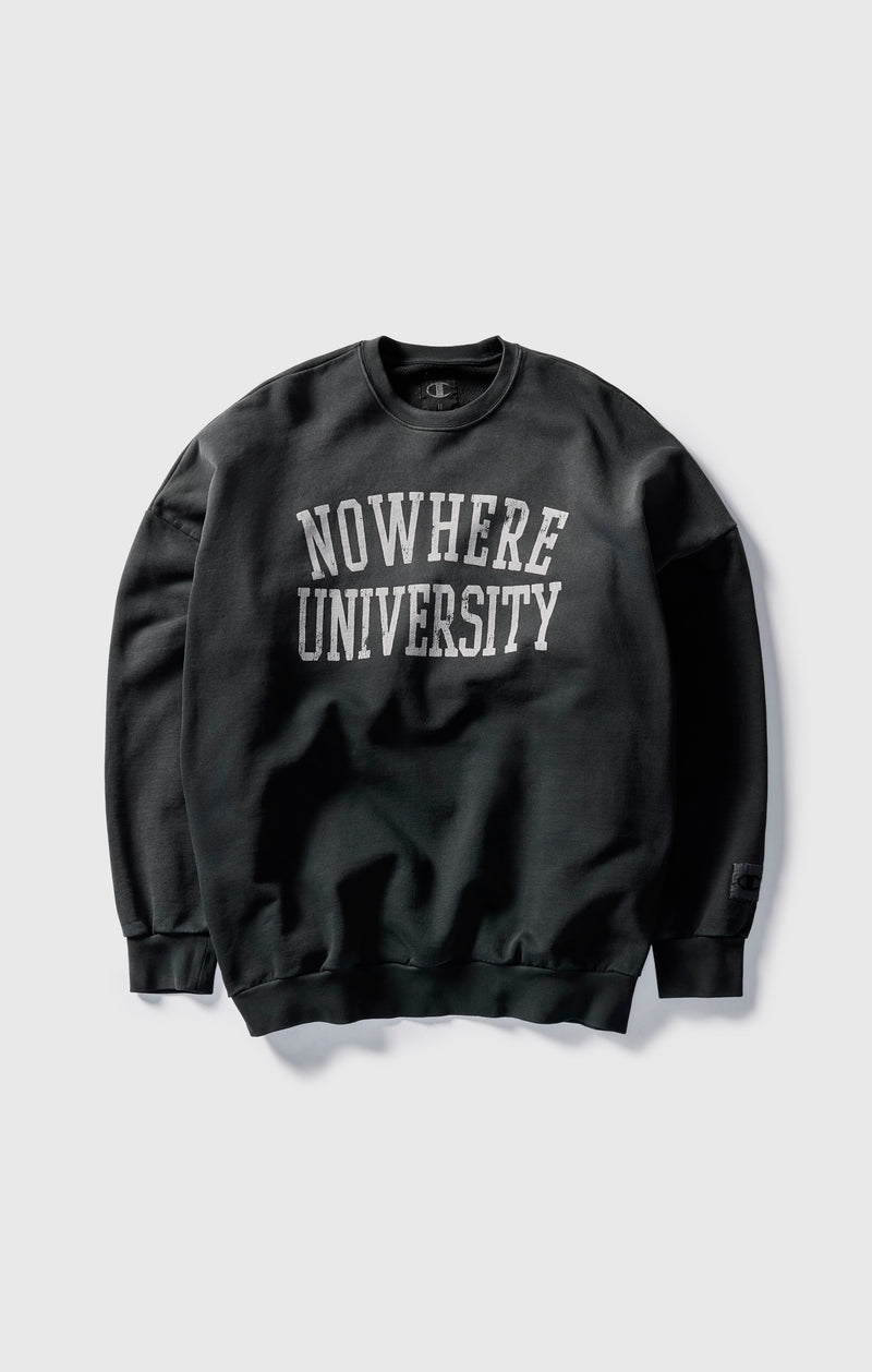 Felpa Girocollo Unisex Nowhere University