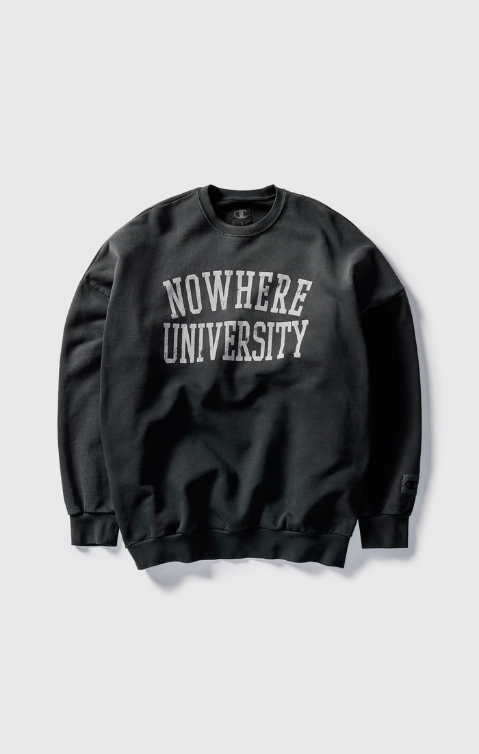 Felpa Girocollo Unisex Nowhere University