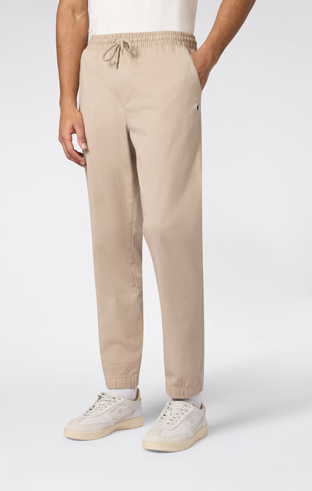 Pantalon en tissu avec bas élastiqué pour homme Icons