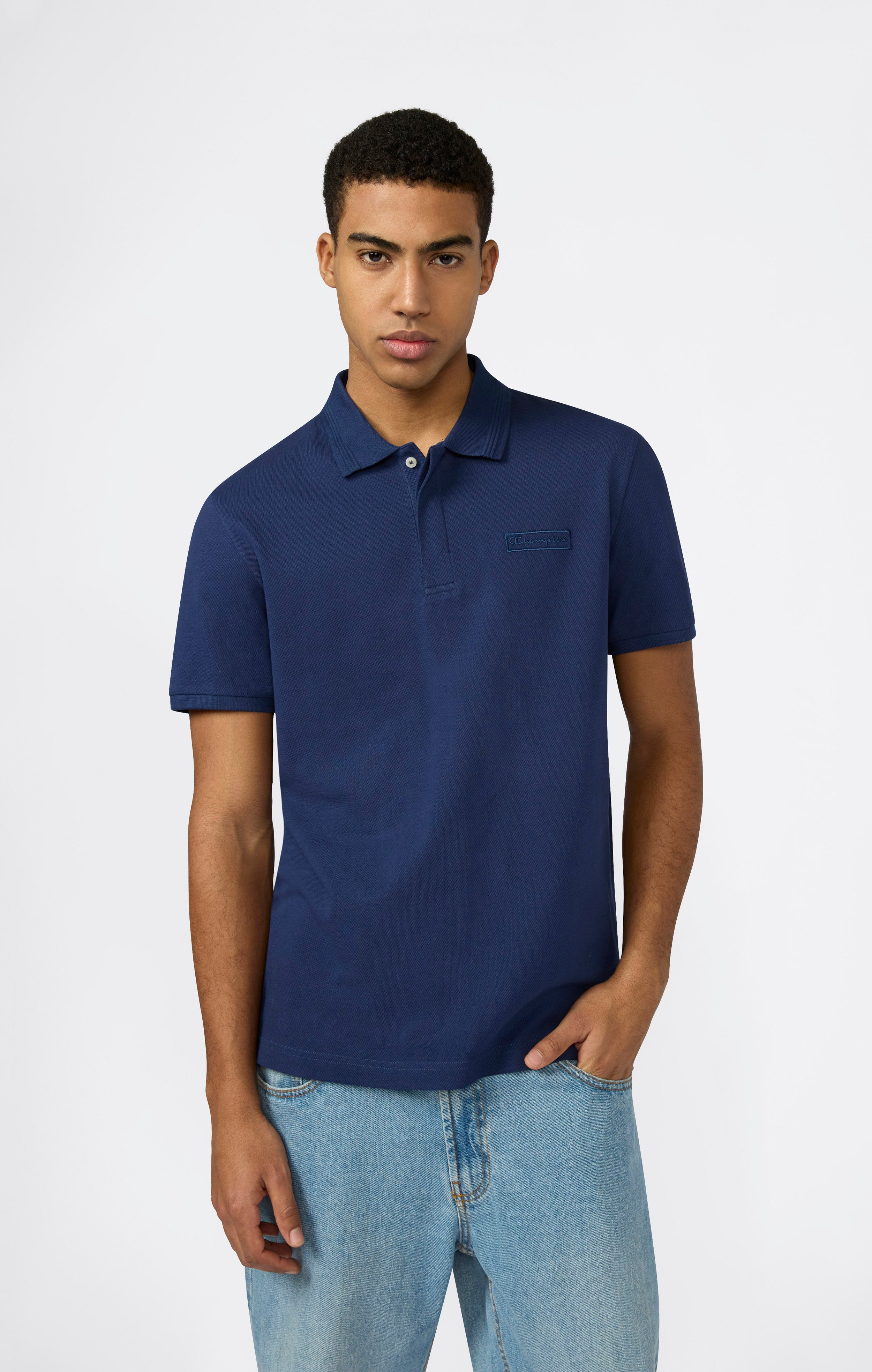 Herren Polo mit Gesticktem Logo