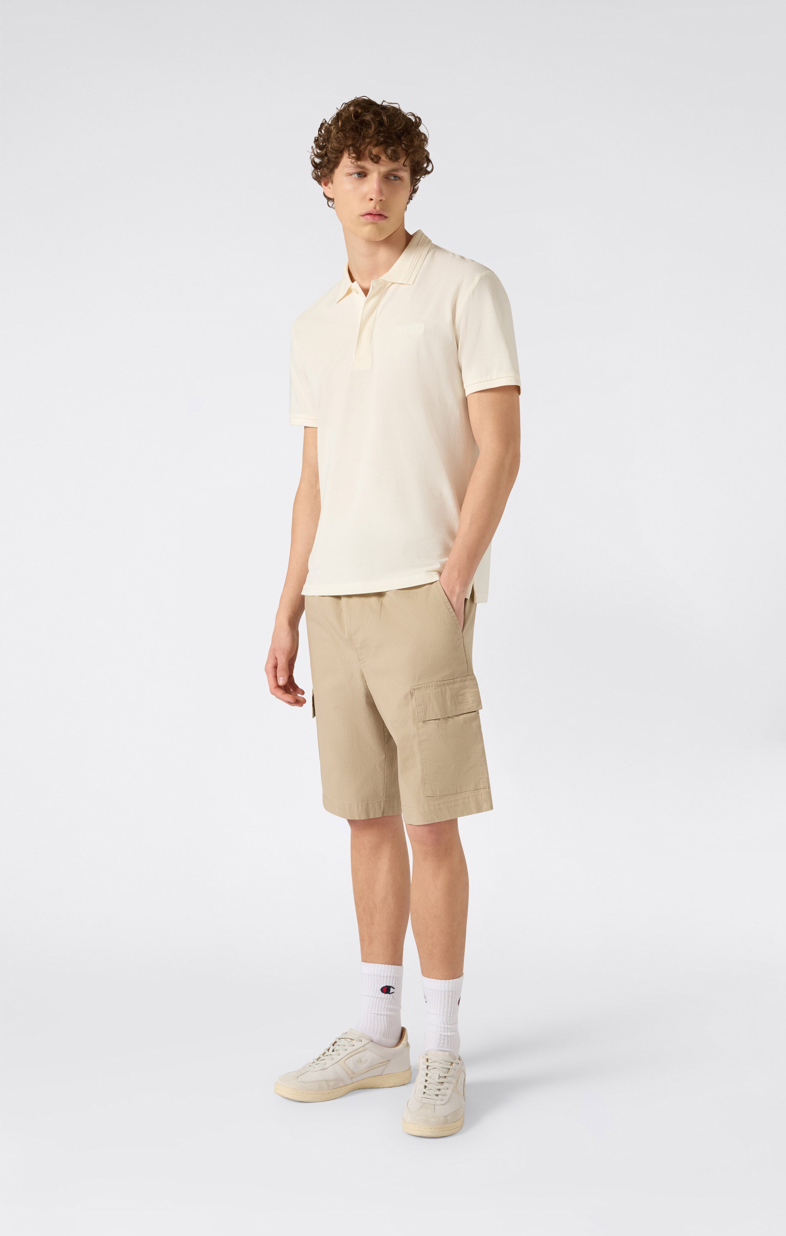 Men’s Polo with Embroidered Logo