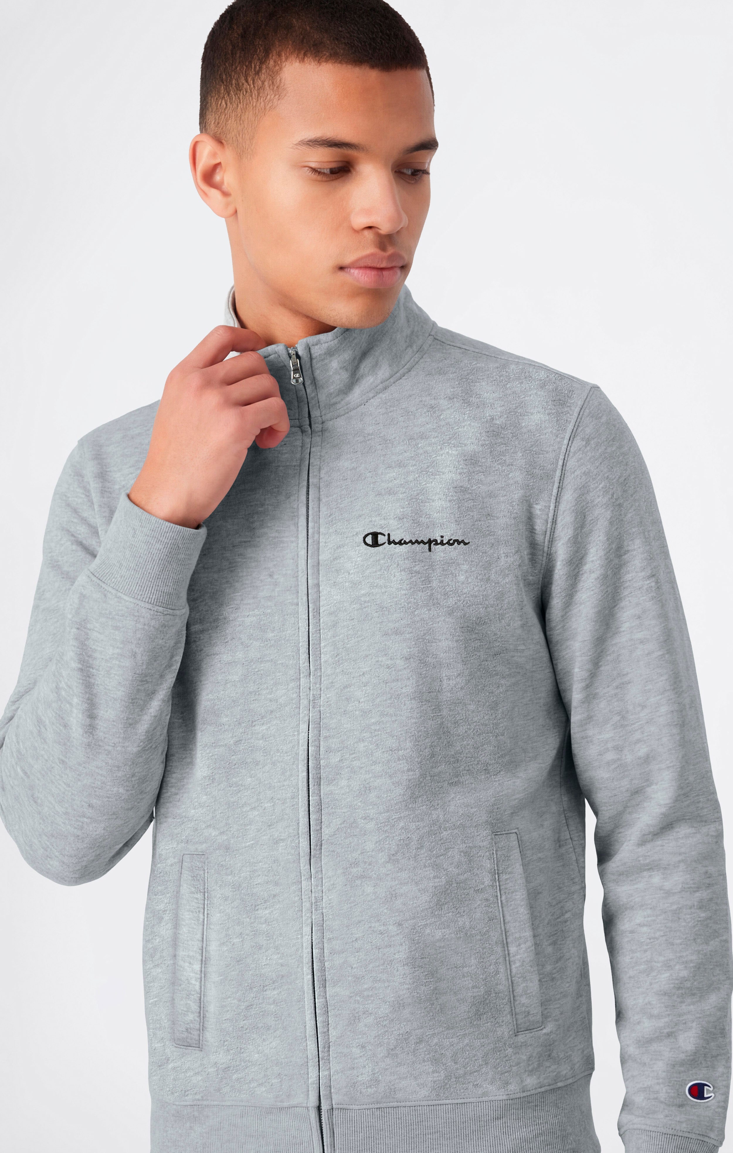 Leichter Herren-Trainingsanzug mit durchgehendem Reißverschluss