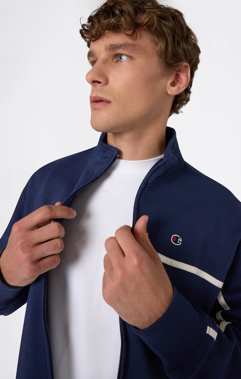 Herren Trainingsanzug mit Sweatjacke mit durchgehendem Reißverschluss und Hose