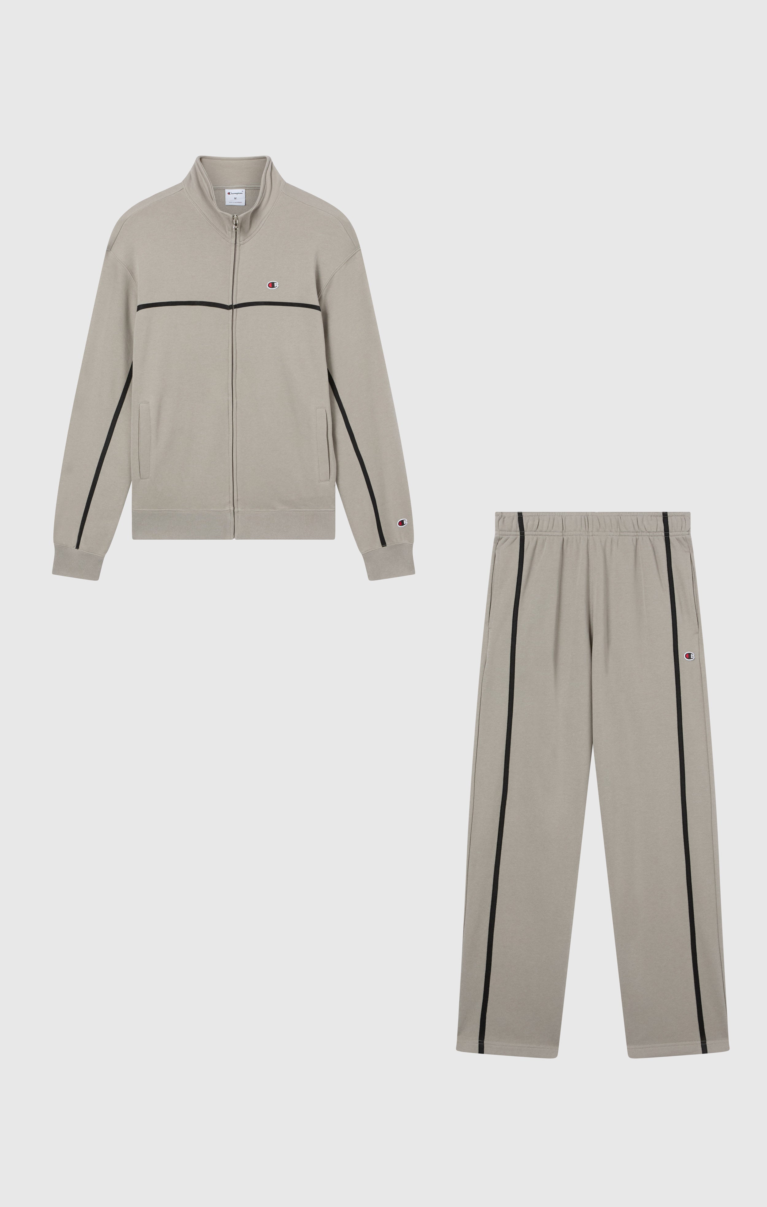 Herren Trainingsanzug mit Sweatjacke mit durchgehendem Reißverschluss und Hose